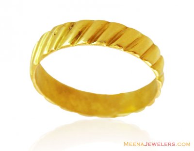 22k Fancy Gold Band  ( Wedding Bands )