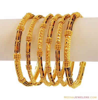 Traditional Meenakari Bangles Set ( Set of Bangles )