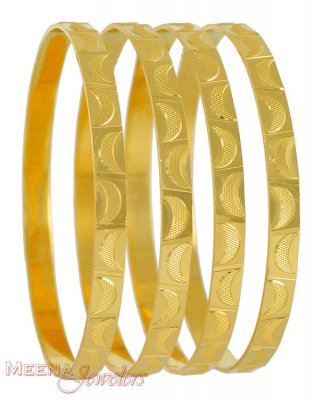 22Kt Gold Bangles ( Set of Bangles )