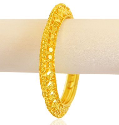 22K Gold Fancy Cutwork Kada ( Kadas )