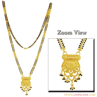 22K Indian Long Mangalsutra ( MangalSutras )