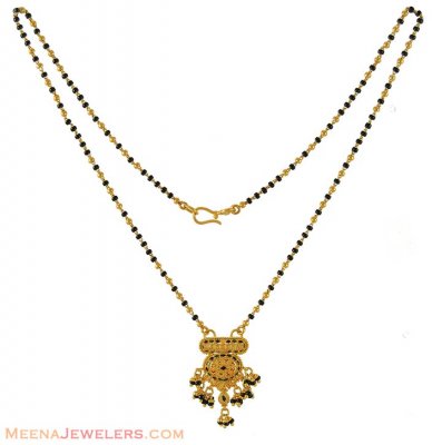 Meenakari Mangalsutra (22K Gold) ( MangalSutras )