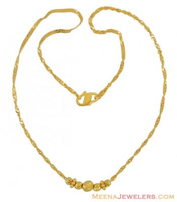 Gold Fancy Chain (22 Karat) ( 22Kt Gold Fancy Chains )