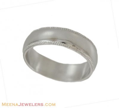 White Gold Wedding Band ( Wedding Bands )