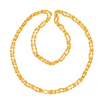 22 Kt Gold Tulsi Mala ( 22Kt Long Chains (Ladies) )