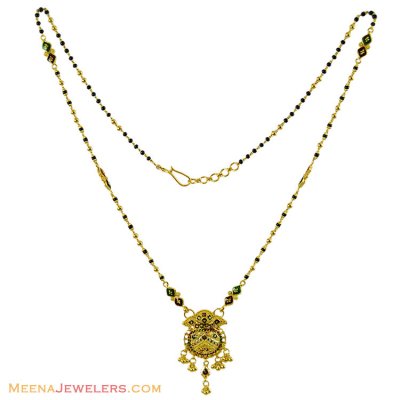 22k Gold Mangalsutra In Meenakari ( MangalSutras )