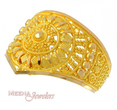 Gold Filigree Ring ( Ladies Gold Ring )