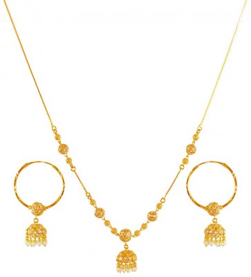 22kt Gold Necklace Set ( Light Sets )