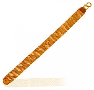 22Kt Gold Men Bracelet ( Men`s Bracelets )