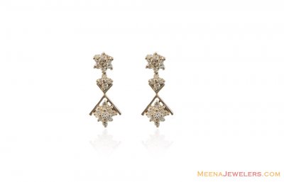 White Gold Earring 18k ( White Gold Earrings )