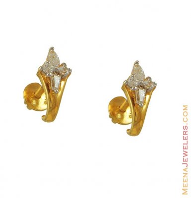 Fancy CZ Earring(22k) ( Signity Earrings )