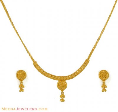 22k Designer Necklace Set ( Light Sets )