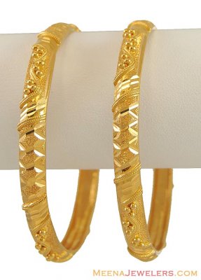 Gold Indian Bangles (22 Karat) ( Gold Bangles )