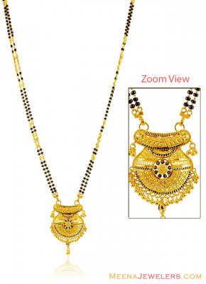 22K Gold Long Mangalsutra (28 In) ( MangalSutras )