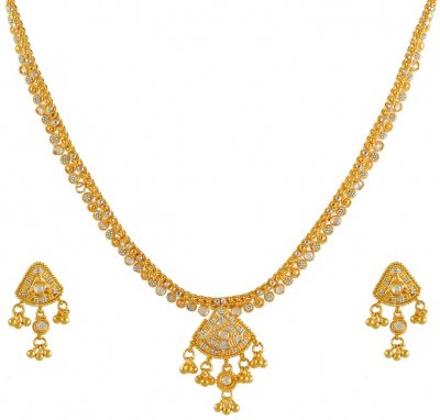 Gold 2 tone Necklace Set ( Light Sets )