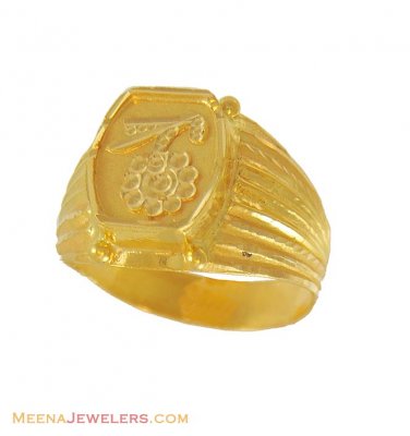 22k Gold Mens Ring ( Mens Gold Ring )