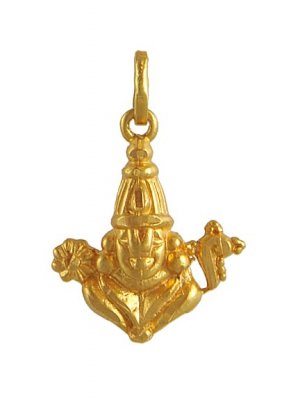 22kt Lord Balaji Pendant ( Ganesh, Laxmi and other God Pendants )