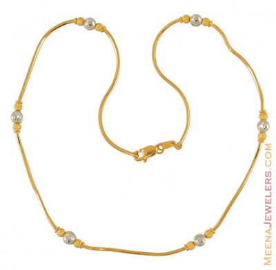 22K Designer Snake Chain  ( 22Kt Gold Fancy Chains )