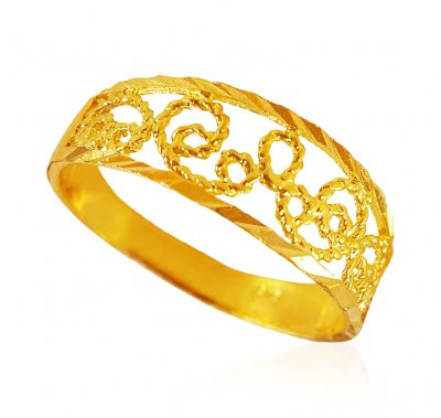 22Kt Gold Ladies Ring ( Ladies Gold Ring )