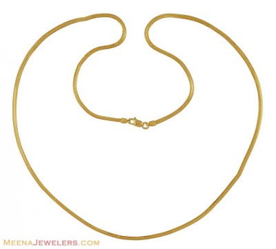 22k Yellow Gold Chain ( Plain Gold Chains )