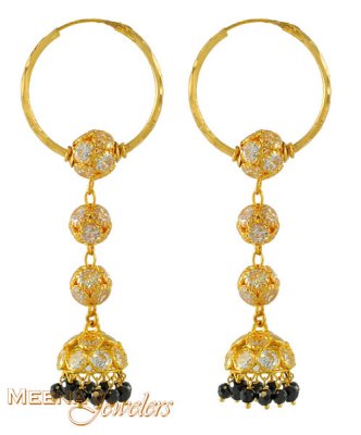 22Kt Gold Hoops ( Hoop Earrings )