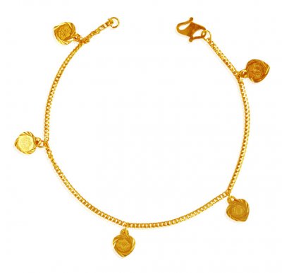 22 K Gold Ginni Bracelet ( Ladies Bracelets )