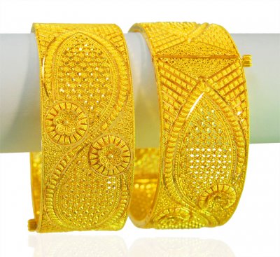 22 Karat Gold Kada (Pair) ( Kadas )