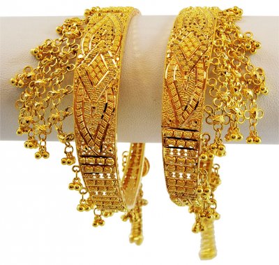 22K Gold Bridal Kada Set (2PC) ( Kadas )