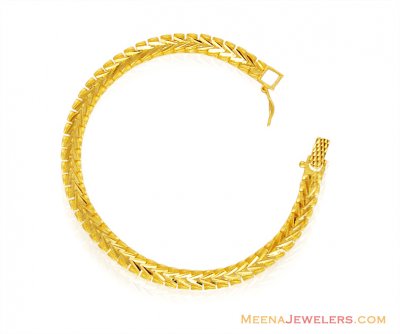 22k Fancy Mens Bracelet   ( Men`s Bracelets )