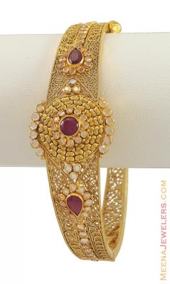 Gold Polki Kada (Indian style) ( Kadas )