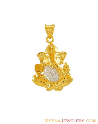 Ganesh Pendant (22k Gold) ( Ganesh, Laxmi and other God Pendants )