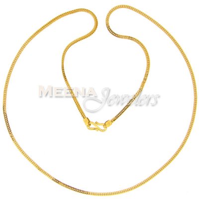 22 Kt Gold Chain ( Plain Gold Chains )