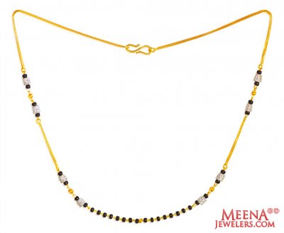 22karat Two Tone Mangalsutra ( MangalSutras )