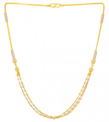 22kt Gold Fancy Necklace Chain ( 22Kt Gold Fancy Chains )