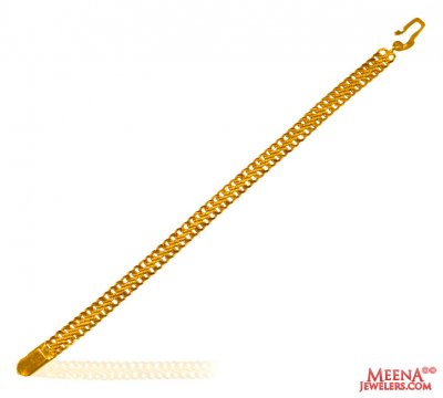 22Kt Gold Men Bracelet ( Men`s Bracelets )