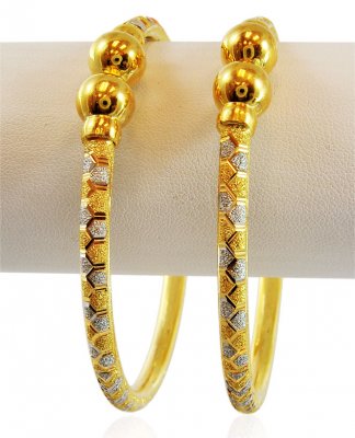 22k Gold Two Tone Kadas ( Kadas )