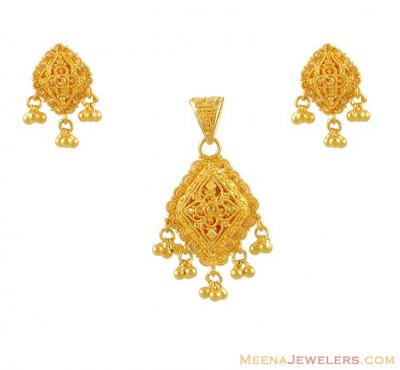 22kt Pendant Set  ( Gold Pendant Sets )