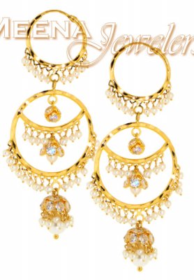 22Kt Gold Exquisite Earrings ( Exquisite Earrings )