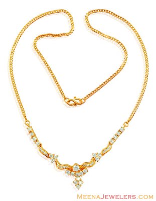 22K Fancy Necklace ONLY ( Gold Designer Sets )