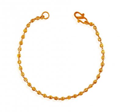 22k Gold Balls Bracelet ( Ladies Bracelets )
