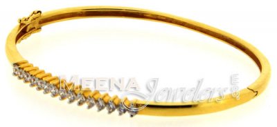 22 Kt Gold Stone Bangles ( Stone Bangles )