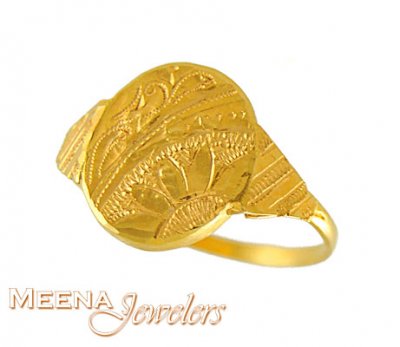 22Kt Gold Baby Ring ( 22Kt Baby Rings )