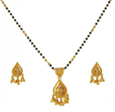 22K Mangalsutra Set ( Light Sets )