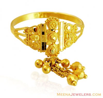 22K Exclusive Filigree Ring ( Ladies Gold Ring )