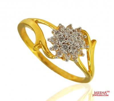 22K Beautiful Signity Ring ( Ladies Signity Rings )