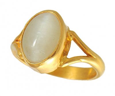 22kt Birthstone Ring (Cats eye) ( Astrological BirthStone Rings )