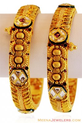 22K Gold Exclusive Bangle ( Antique Bangles )