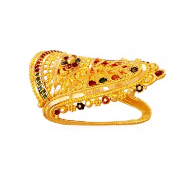 22K Gold Traditional Ring  ( Ladies Gold Ring )