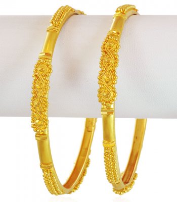 22K Hand Made Bangles  ( Gold Bangles )