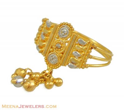 22K Ladies Ring (Indian design) ( Ladies Gold Ring )